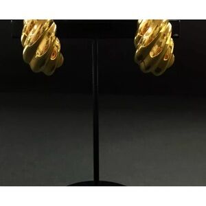 Givenchy gold clip earrings